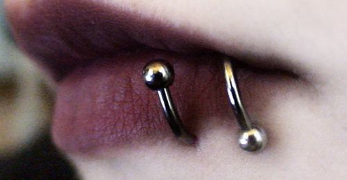 piercing lèvre