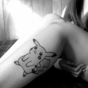tatouage pokemon pikachu